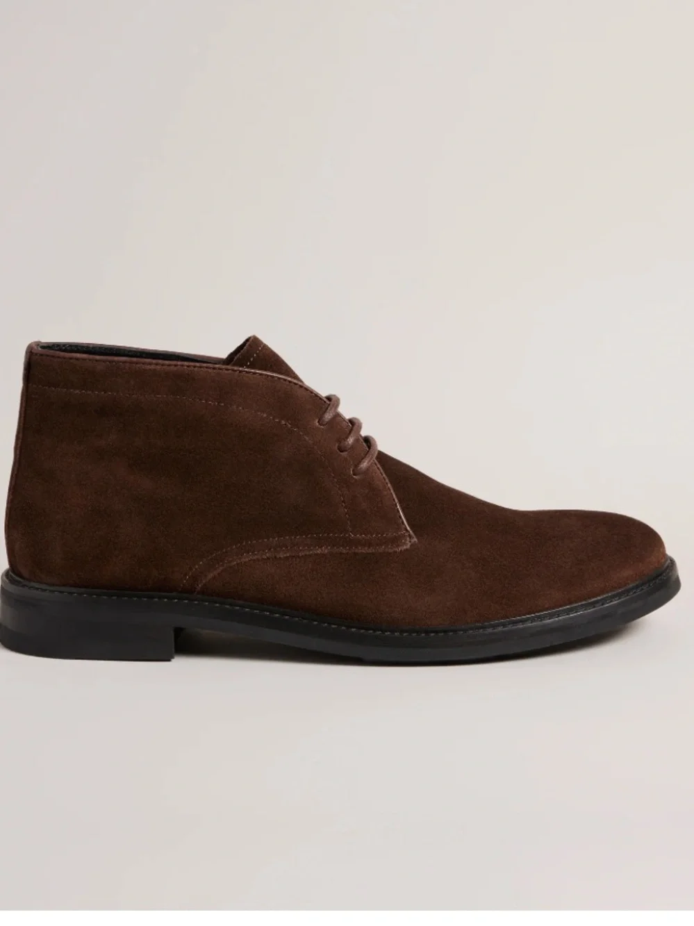 NEW $245 Ted Baker Men 7 Brown Suede Chukka Lace Up Ankle Oxfords Boots Shoes
